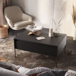 Lenart Ławy I Stoliki Do Salonu|Stoliki Kawowe I Ławy*Niski stolik loftowy Trend TR-09 szary
