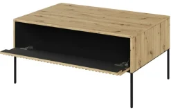 Lenart Ławy I Stoliki Do Salonu|Stoliki Kawowe I Ławy*Niski stolik loftowy Trend TR-09 dąb artisan
