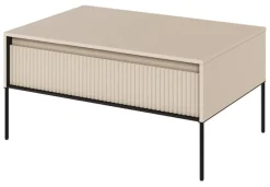 Lenart Ławy I Stoliki Do Salonu|Stoliki Kawowe I Ławy*Niski stolik loftowy Trend TR-09 beż piaskowy