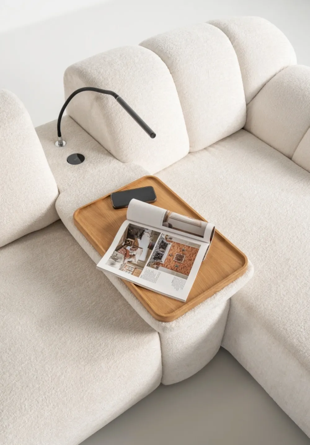 Wajnert Narożniki Do Salonu|Narożniki*Nowoczesny narożnik modułowy z elektrycznym wysuwem Windy 1,5RF+1,5BFBB+BOX+1OTBF