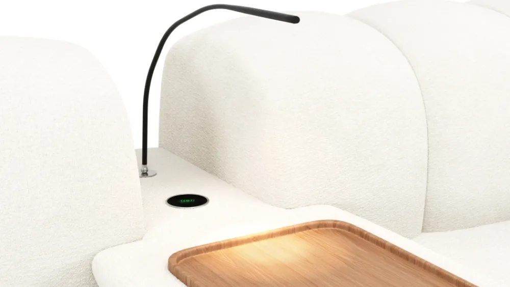 Wajnert Narożniki Do Salonu|Narożniki*Nowoczesny narożnik modułowy z elektrycznym wysuwem Windy 1,5RF+1,5BFBB+BOX+1OTBF