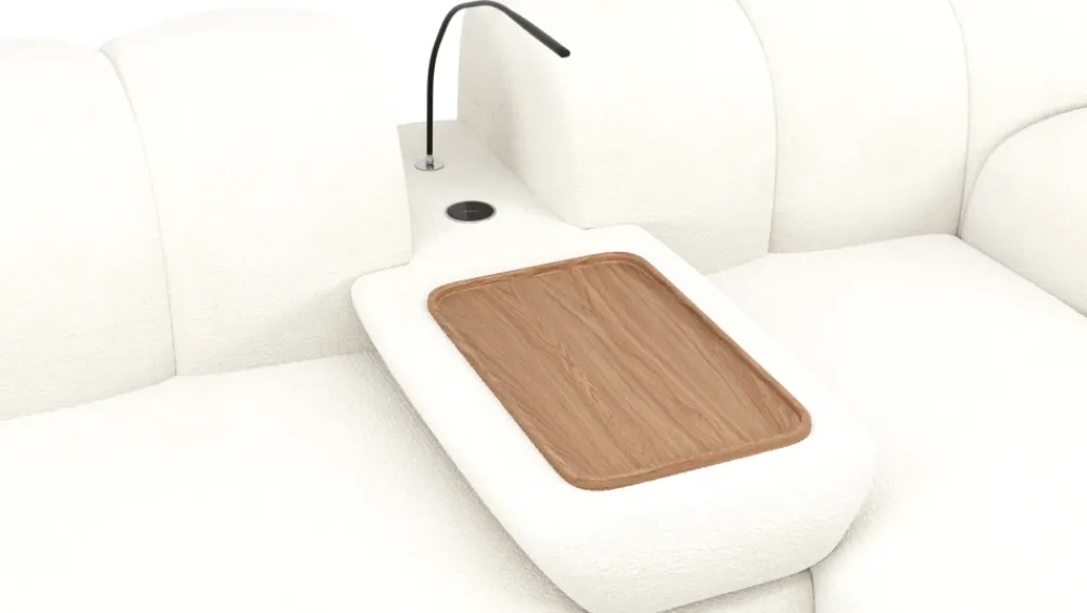 Wajnert Narożniki Do Salonu|Narożniki*Nowoczesny narożnik modułowy z elektrycznym wysuwem Windy 1,5RF+1,5BFBB+BOX+1OTBF