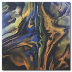 ArteHome Obrazy*Obraz abstrakcyjny 50/50cm Złota droga ręcznie malowany na płótnie z wykorzystaniem żywicy epoksydowej