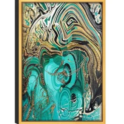 ArteHome Obrazy*Obraz 90/60cm Agate w eleganckiej złotej ramie