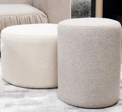 Dzieci Hauss Pufy Do Przedpokoju|Pufy Do Pokoju Młodzieżowego*Okragła pufa baranek boucle beżowa Roller Manza 15