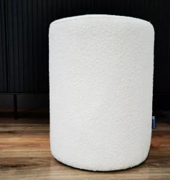 Dzieci Hauss Pufy Do Przedpokoju|Pufy Do Pokoju Młodzieżowego*Okragła pufa baranek boucle biała Roller Baloo 2073