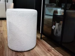 Dzieci Hauss Pufy Do Przedpokoju|Pufy Do Pokoju Młodzieżowego*Okragła pufa baranek boucle biała Roller Baloo 2073