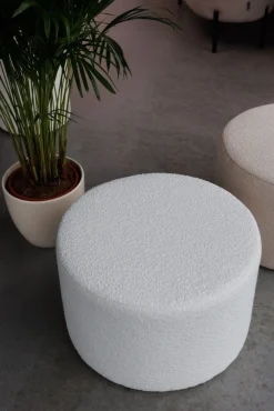 Dzieci Hauss Pufy Do Przedpokoju|Pufy Do Pokoju Młodzieżowego*Okragła pufa boucle biała Roller XL Baloo 2073