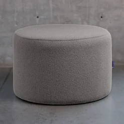 Dzieci Hauss Pufy Do Przedpokoju|Pufy Do Pokoju Młodzieżowego*Okragła pufa boucle szara Roller XL Manza 92