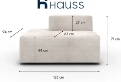 Hauss Kanapy I Sofy Do Salonu|Narożniki Do Salonu*Otomana otwarta lewostronna Enjoy 1OBTWL