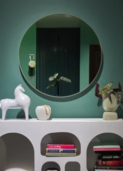 Halmar Lustra*PATINA lustro ścienne, złoty szampański (1p=1szt)1 sztuka