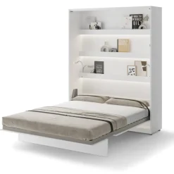 Lenart Tapczany|Półkotapczany Pionowe*PÓŁKOTAPCZAN PIONOWY BIAŁY BC-12 BED CONCEPT