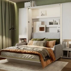 Lenart Tapczany|Półkotapczany Pionowe*PÓŁKOTAPCZAN PIONOWY BIAŁY BC-13 BED CONCEPT