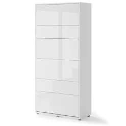 Lenart Tapczany|Półkotapczany Pionowe*PÓŁKOTAPCZAN PIONOWY BIAŁY POŁYSK BC-03 BED CONCEPT