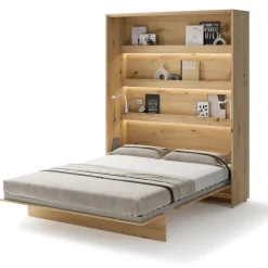 Lenart Tapczany|Półkotapczany Pionowe*PÓŁKOTAPCZAN PIONOWY DĄB ARTISAN BC-12 BED CONCEPT