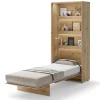 Lenart Tapczany|Półkotapczany Pionowe*PÓŁKOTAPCZAN PIONOWY DĄB ARTISAN BC-03 BED CONCEPT
