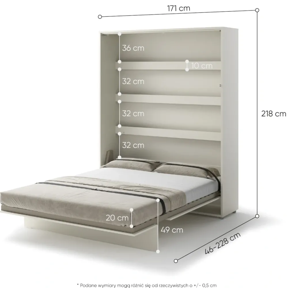 Lenart Tapczany|Półkotapczany Pionowe*PÓŁKOTAPCZAN PIONOWY DĄB KASZMIR BC-12 BED CONCEPT