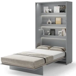 Lenart Tapczany|Półkotapczany Pionowe*PÓŁKOTAPCZAN PIONOWY SZARY BC-02 BED CONCEPT