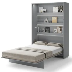 Lenart Tapczany|Półkotapczany Pionowe*PÓŁKOTAPCZAN PIONOWY SZARY BC-01 BED CONCEPT