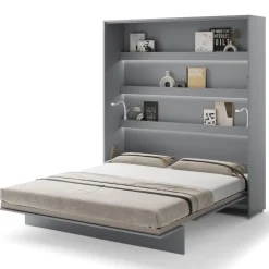 Lenart Tapczany|Półkotapczany Pionowe*PÓŁKOTAPCZAN PIONOWY SZARY BC-13 BED CONCEPT