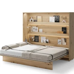 Lenart Tapczany|Półkotapczany Poziome*PÓŁKOTAPCZAN POZIOMY DĄB ARTISAN BC-14 BED CONCEPT