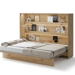 Lenart Tapczany|Półkotapczany Poziome*PÓŁKOTAPCZAN POZIOMY DĄB ARTISAN BC-04 BED CONCEPT