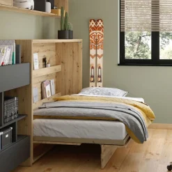 Lenart Tapczany|Półkotapczany Poziome*PÓŁKOTAPCZAN POZIOMY SZARY BC-14 BED CONCEPT