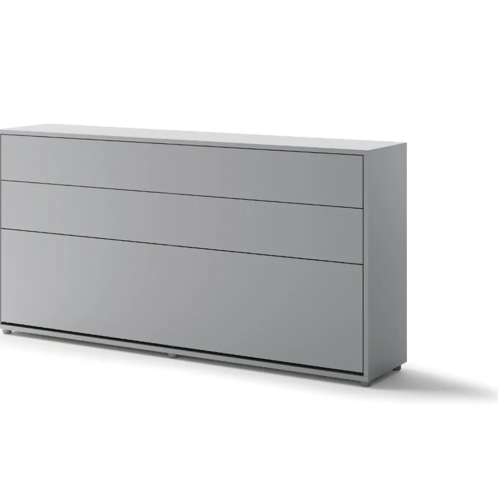 Lenart Tapczany|Półkotapczany Poziome*PÓŁKOTAPCZAN POZIOMY SZARY BC-06 BED CONCEPT