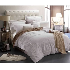 ArteHome Pościel*Pościel bawełniana Marbella premium w kremowym kolorze 160x200 cm