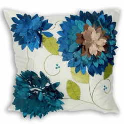ArteHome Poduszki*Poduszka dekoracyjna wielokolorowe kwiaty 45x45