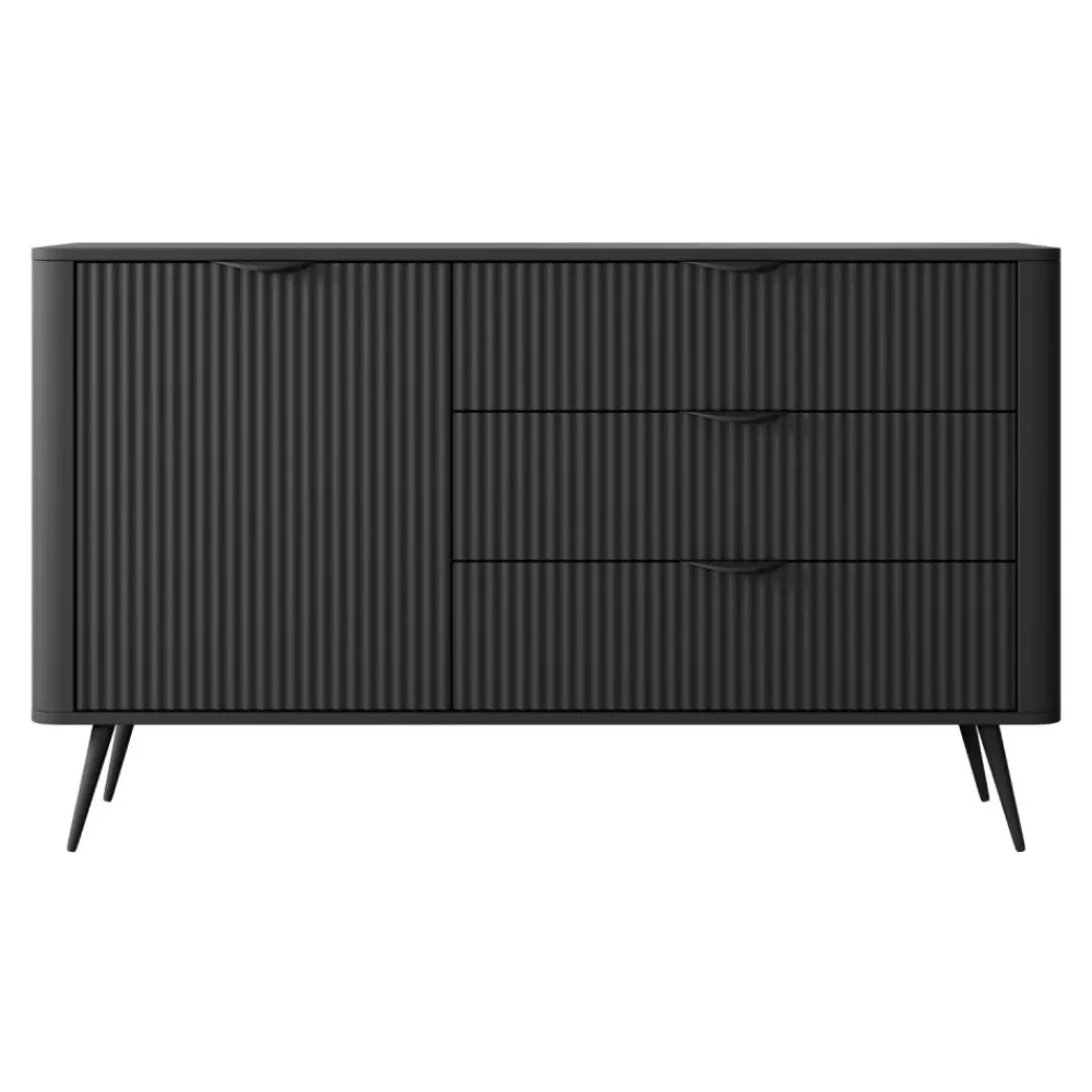 Laski Meble Komody Do Przedpokoju|Komody Młodzieżowe*Praktyczna komoda z szufladami i szafką Lante 138 1D3S