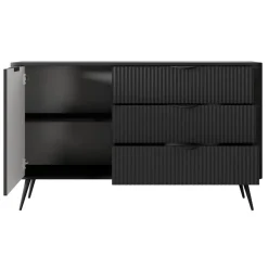 Laski Meble Komody Do Przedpokoju|Komody Młodzieżowe*Praktyczna komoda z szufladami i szafką Lante 138 1D3S