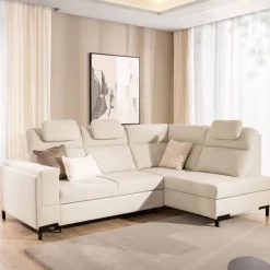 Bogart Narożniki Do Salonu|Narożniki*Praktyczny narożnik z funkcją spania LOARIO BL-B+2SF+OT2P+N-B