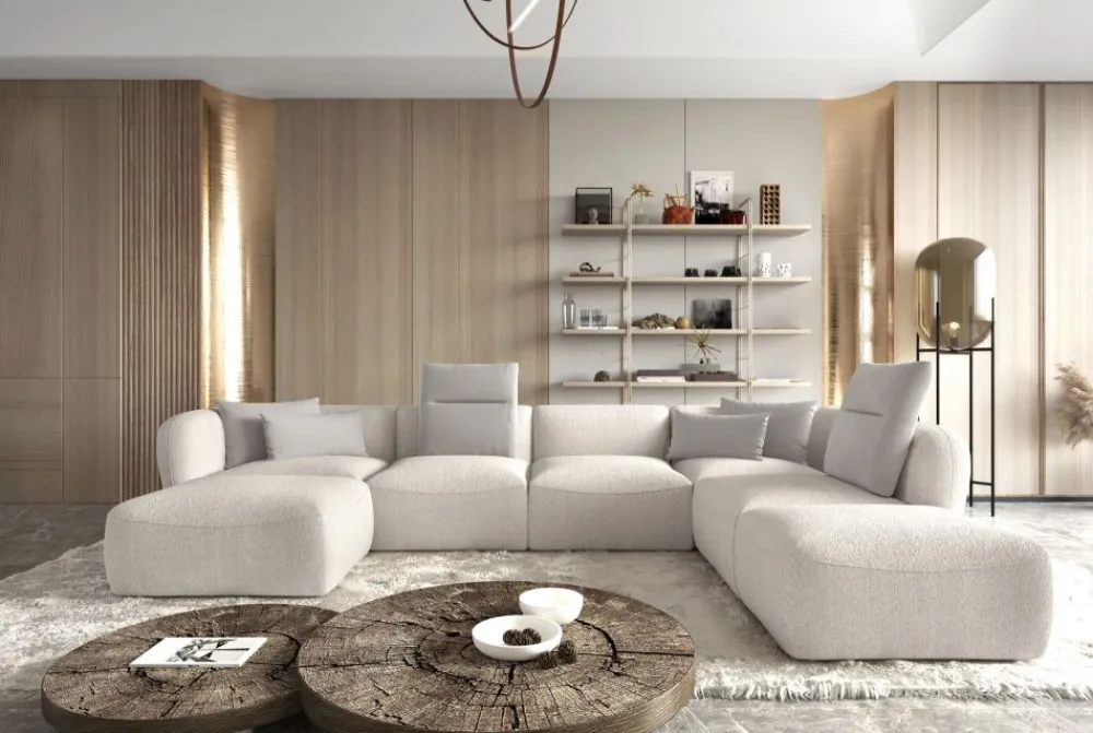 Wersal Narożniki Do Salonu|Narożniki*Prosty nowoczesny narożnik U Candelo XL