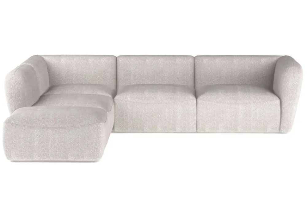 Wersal Narożniki Do Salonu|Narożniki*Prosty nowoczesny narożnik L beżowy Candelo Now or Never 03