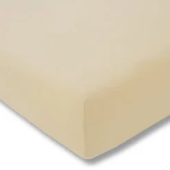 ArteHome Pościel*Prześcieradło bawełniane 180x200cm o splocie jerseyowym w kolorze brązowym