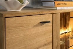 Dekort Komody Do Biura|Komody Do Przedpokoju*Przeszklona witryna dębowa Tramonto TYP 45