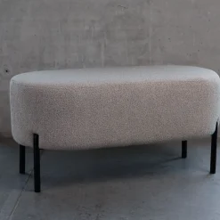 Hauss Pufy Do Przedpokoju|Pufy Do Sypialni*Pufa do toaletki brązowa Delice II