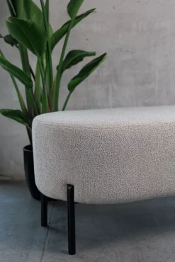 Hauss Pufy Do Przedpokoju|Pufy Do Sypialni*Pufa do toaletki brązowa Delice II