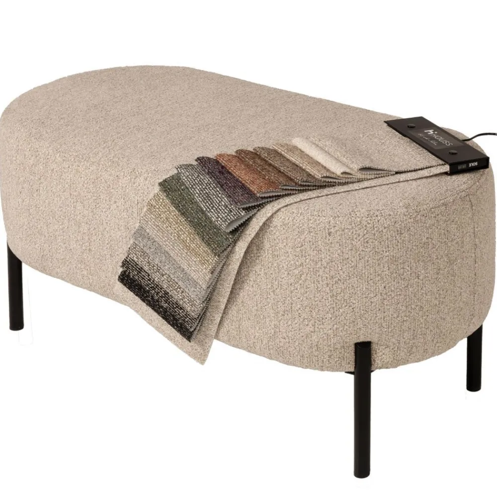 Hauss Pufy Do Przedpokoju|Pufy Do Sypialni*Pufa do toaletki Delice II