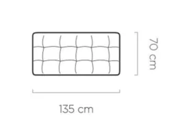 Wersal Pufy*Pufa pikowana z pojemnikiem Campo