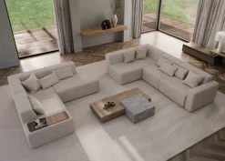 Hauss Pufy Do Salonu|Kanapy I Sofy Do Salonu*Pufa prostokąt z blatem drewnianym Enjoy