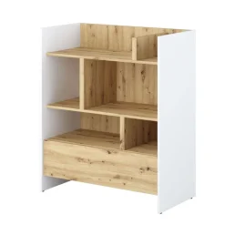 Lenart Tapczany|Nadstawki Do Półkotapczanu*REGAŁ BC-25 DO PÓŁKOTAPCZANU DĄB ARTISAN / BIAŁY 92x108 BED CONCEPT