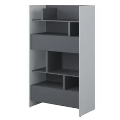 Lenart Tapczany|Nadstawki Do Półkotapczanu*REGAŁ BC-27 DO PÓŁKOTAPCZANU GRAFITOWY / SZARY 92x158 BED CONCEPT