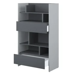 Lenart Tapczany|Nadstawki Do Półkotapczanu*REGAŁ BC-27 DO PÓŁKOTAPCZANU GRAFITOWY / SZARY 92x158 BED CONCEPT