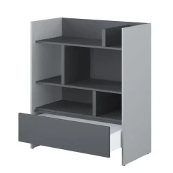 Lenart Tapczany|Nadstawki Do Półkotapczanu*REGAŁ BC-25 DO PÓŁKOTAPCZANU GRAFITOWY / SZARY 92x108 BED CONCEPT