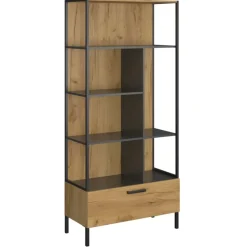 Mebelbos Szafki I Regały Do Biura|Szafki I Regały Do Pokoju Młodzieżowego*Regał industrialny z półkami Santes 1s