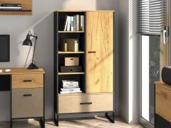 ML Meble Szafki I Regały*Regał młodzieżowy Colt 04 z otwartymi półkami 2D1S