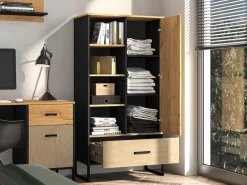 ML Meble Szafki I Regały*Regał młodzieżowy Colt 04 z otwartymi półkami 2D1S