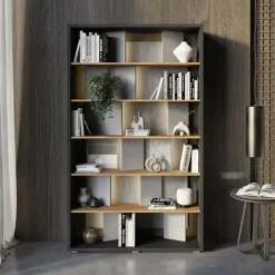 Lenart Szafki I Regały Do Biura|Szafki I Regały Do Pokoju Młodzieżowego*Regał otwarty z oświetleniem LED Fitt FP-01P